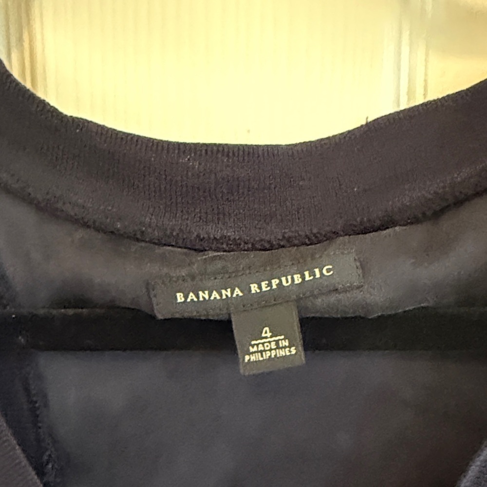 Banana Republic Navy Sleeveless Mini Dress - Picture 3 of 7